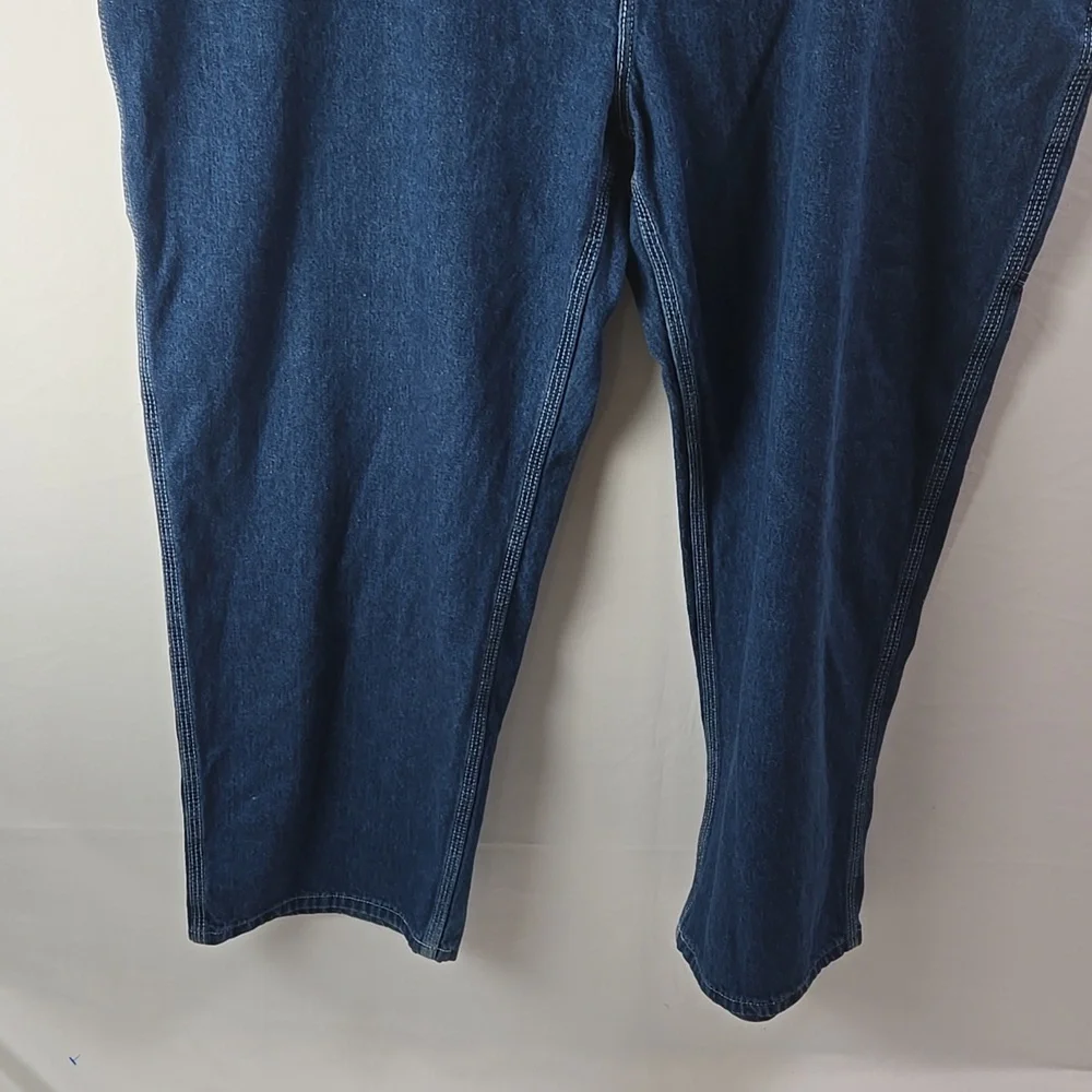 Carhartt Mens Loose Original Fit Carpenter Jeans Deepstone Blue 48x30